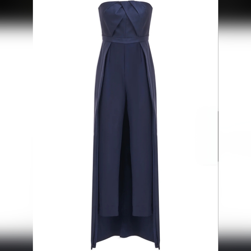 NWT Kay Unger Valia Walk Thru Jumpsuit Sz. 6 - Picture 4 of 13